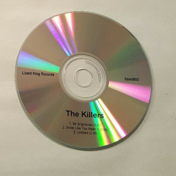 THE KILLERS Mr Brightside CD UK PROMO ACETATE RARE Lizard King 3 Trax Indie Rock - Picture 3 of 3